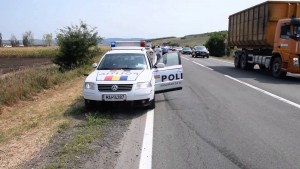FOTO, VIDEO: Accident grav pe DN1, la ieșirea din Alba Iulia spre Teiuș. 2 auto răsturnate, 2 victime