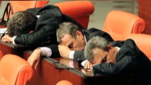 parlamentari care dorm
