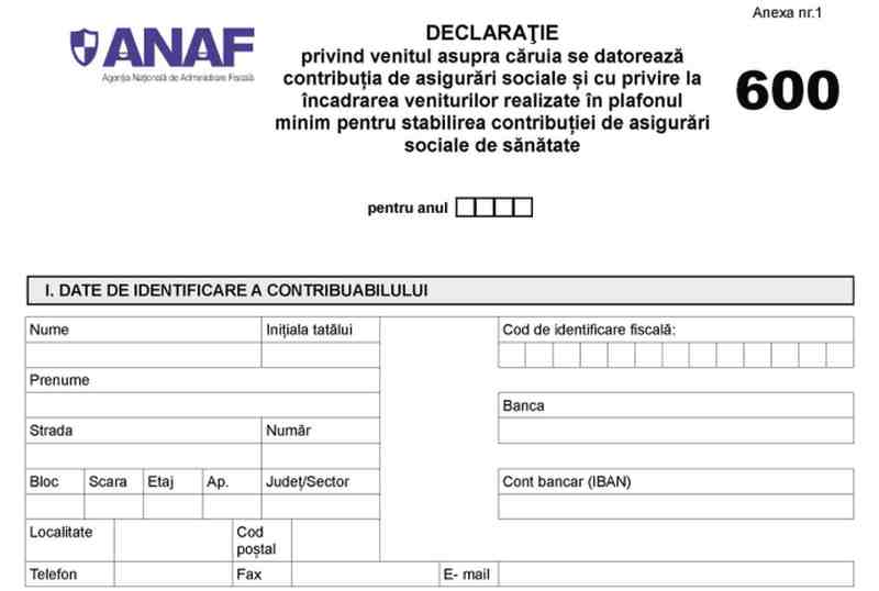 Cine Are ObligaÅ£ia SÄƒ DepunÄƒ DeclaraÅ£ia 600 Din Anul 2018 Cand Depunem Formularul 600 Cat Se PlÄƒteÈ™te Pentru Cas È™i Cass Ziarul Unirea