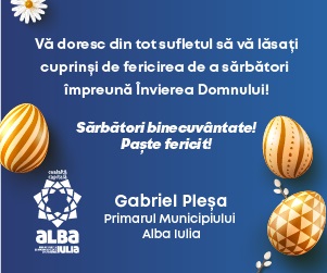 Gabriel Pleșa vă urează Paște Fericit!