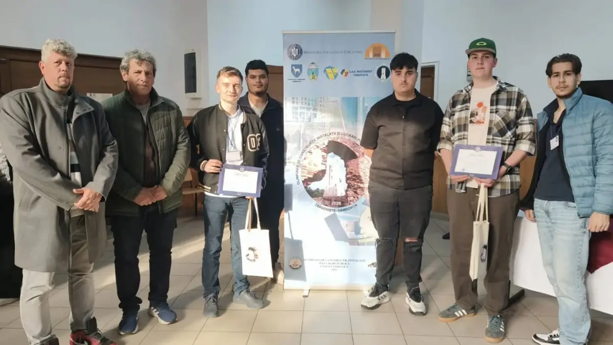 FOTO | PREMII obținute de elevi ai Liceului Tehnologic „Dorin Pavel” Alba Iulia la Olimpiada Națională din aria curriculară „Tehnologii” – Construcții, instalații și lucrări publice 2026