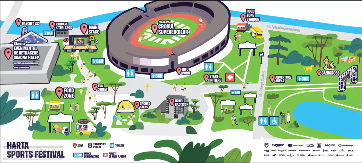 Pe durata Sports Festival 2026, restricții tempora