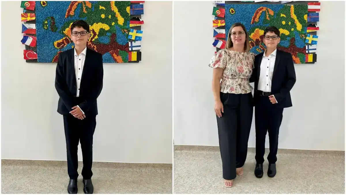 FOTO | Alexandru Bogătean, elev al Școlii Gimnazia